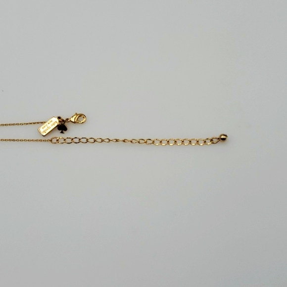 Kate Spade Gold Tone Y Drop Necklace - Picture 7 of 7